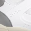 Celine Trainer Ct-09 Low Lace-Up Sneaker in Calfskin and Mesh