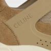 Celine Trainer Ct-09 Low Lace-Up Sneaker in Suede Calfskin and Mesh Celine Trainer Ct-09 Low Lace-Up Sneaker in Suede Calfskin and Mesh