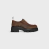 Celine Triomphe Derbies in Waxed Suede Calfskin Celine Triomphe Derbies in Waxed Suede Calfskin