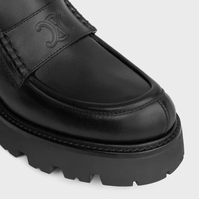 Celine Triomphe – Loafer in Calfskin Vegetal Tanning and Calfskin