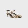 Celine Triomphe Sandal in Laminated Lambskin Celine Triomphe Sandal in Laminated Lambskin