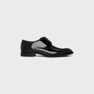 Celine Tuxedo Derby in Patent Calfskin