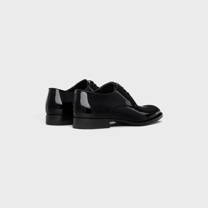Celine Tuxedo Derby in Patent Calfskin Celine Tuxedo Derby in Patent Calfskin