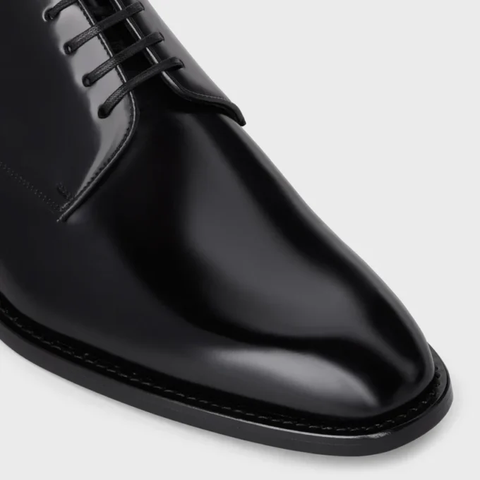 Celine Tuxedo Derby in Polished Bull Celine Tuxedo Derby in Polished Bull