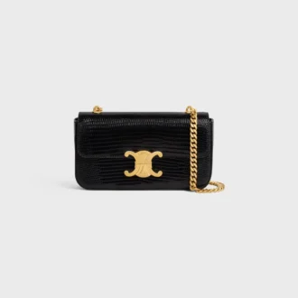 Chain Shoulder Bag Claude in Lizard
