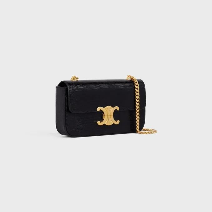Chain Shoulder Bag Claude in Lizard Chain Shoulder Bag Claude in Lizard