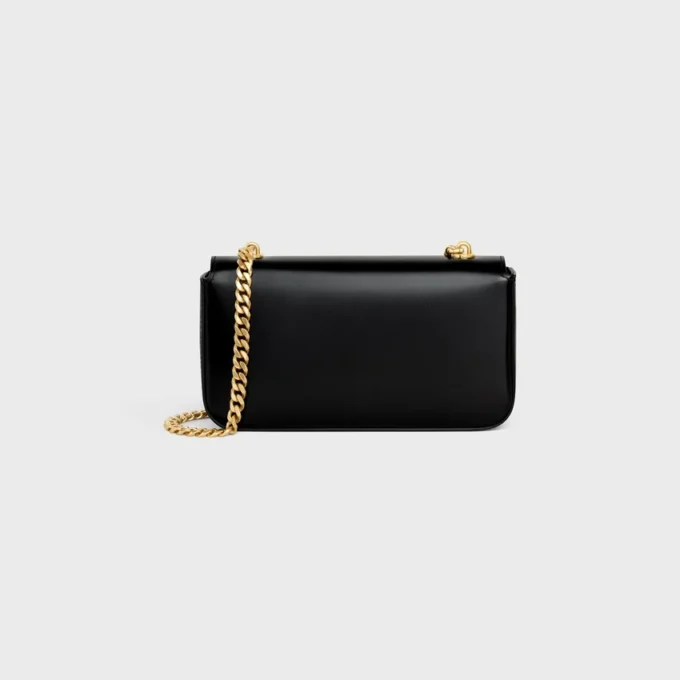 Chain Shoulder Bag Claude in Shiny Calfskin Chain Shoulder Bag Claude in Shiny Calfskin