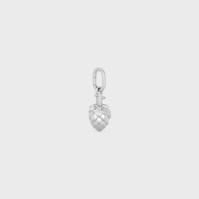 Charms Artichoke in Brass with Rhodium Finish Charms Artichoke in Brass with Rhodium Finish