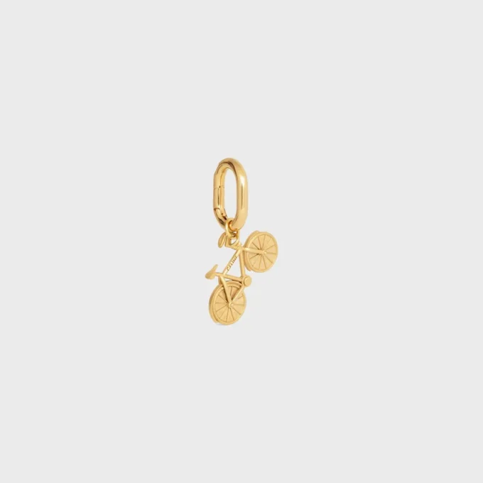 Charms Bike in Brass with Gold Finish Charms Bike in Brass with Gold Finish