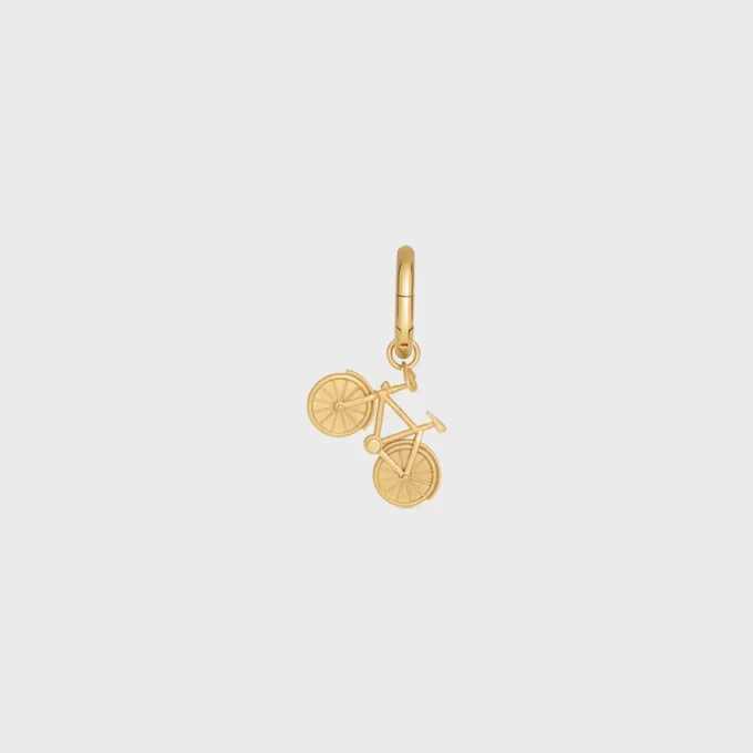 Charms Bike in Brass with Gold Finish Charms Bike in Brass with Gold Finish