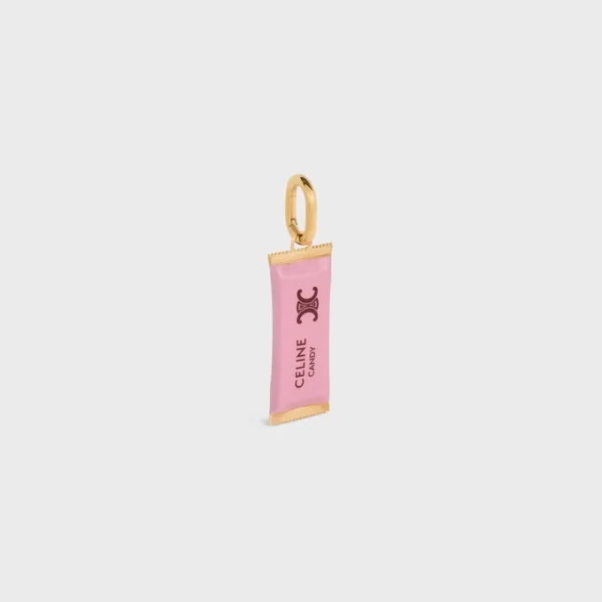 Charms Candy Bar in Enamel and Brass with Gold Finish Charms Candy Bar in Enamel and Brass with Gold Finish