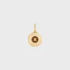 Charms Decagon Triomphe Medal in Enamel and Brass with Gold Finish Charms Decagon Triomphe Medal in Enamel and Brass with Gold Finish