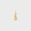Charms Elephant on Pearl in Brass with Gold Finish and Resin Pearl Charms Elephant on Pearl in Brass with Gold Finish and Resin Pearl