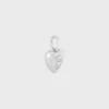 Charms Heart Celine 1945 in Aluminium
