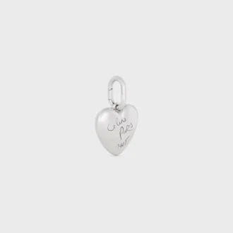Charms Heart Celine 1945 in Aluminium