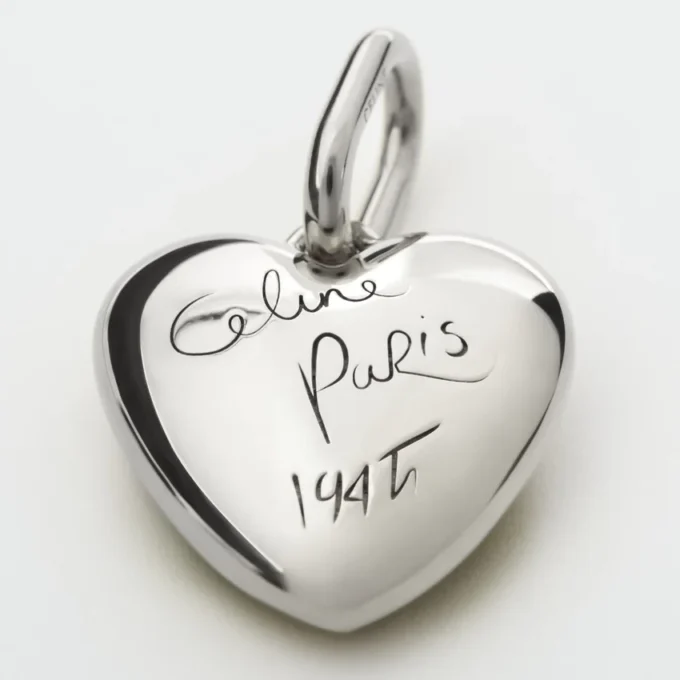 Charms Heart Celine 1945 in Aluminium