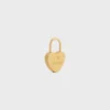 Charms Heart Padlock in Brass with Gold Finish Charms Heart Padlock in Brass with Gold Finish