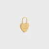 Charms Heart Padlock in Brass with Gold Finish Charms Heart Padlock in Brass with Gold Finish