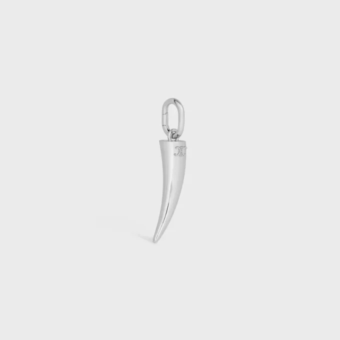 Charms Horn in Brass with Rhodium Finish Charms Horn in Brass with Rhodium Finish