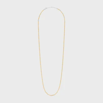 Charms Long Necklace in Brass with Gold and Rhodium Finsih Charms Long Necklace in Brass with Gold and Rhodium Finsih
