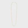 Charms Long Necklace in Brass with Gold and Rhodium Finsih Charms Long Necklace in Brass with Gold and Rhodium Finsih