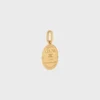 Charms Maison Celine Medal in Brass with Gold Finish Charms Maison Celine Medal in Brass with Gold Finish