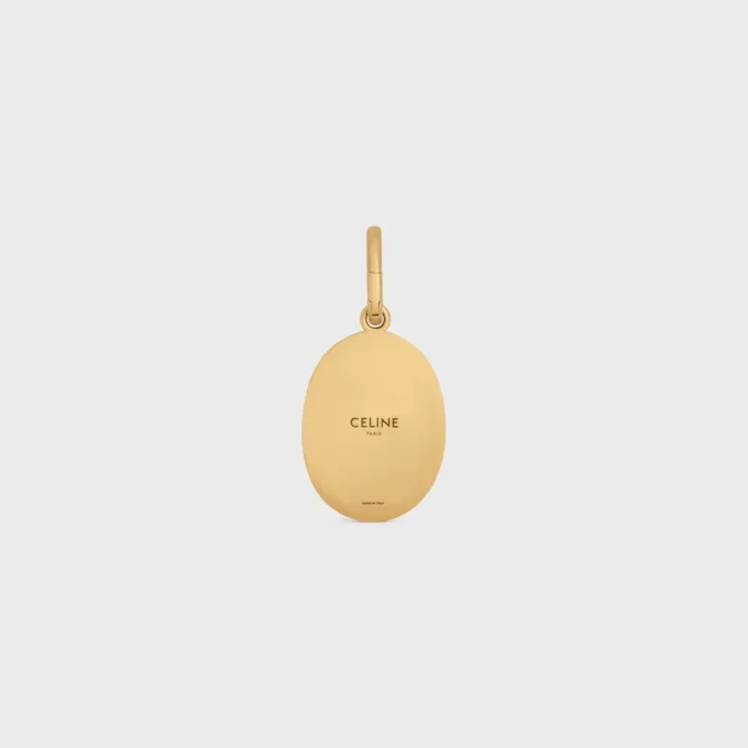 Charms Maison Celine Medal in Brass with Gold Finish Charms Maison Celine Medal in Brass with Gold Finish