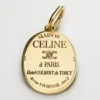 Charms Maison Celine Medal in Brass with Gold Finish Charms Maison Celine Medal in Brass with Gold Finish