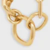 Charms Modern Chunky Gourmette in Brass with Gold Finish Charms Modern Chunky Gourmette in Brass with Gold Finish