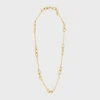 Charms Necklace in Brass with Gold Finish
