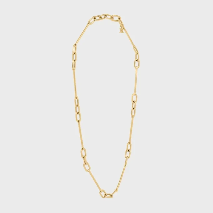 Charms Necklace in Brass with Gold Finish