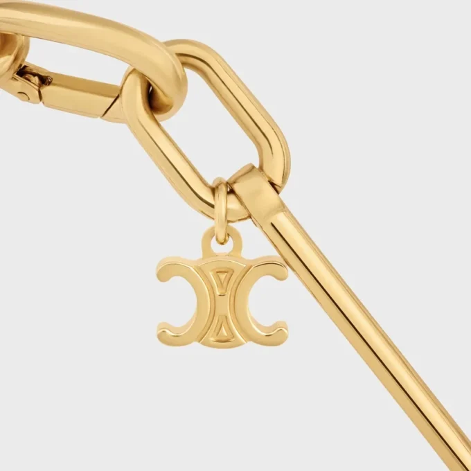 Charms Necklace in Brass with Gold Finish