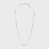 Charms Necklace in Brass with Rhodium Finish