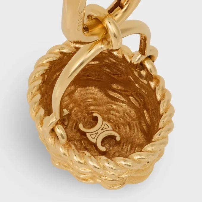 Charms Panier in Brass with Gold Finish Charms Panier in Brass with Gold Finish