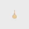Charms Pearl Medal in Resin Pearls and Brass with Gold Finish Charms Pearl Medal in Resin Pearls and Brass with Gold Finish