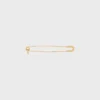 Charms Safety Pin Brooch in Brass with Gold Finish Charms Safety Pin Brooch in Brass with Gold Finish