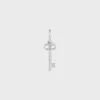 Charms Triomphe Key in Brass with Rhodium Finish Charms Triomphe Key in Brass with Rhodium Finish