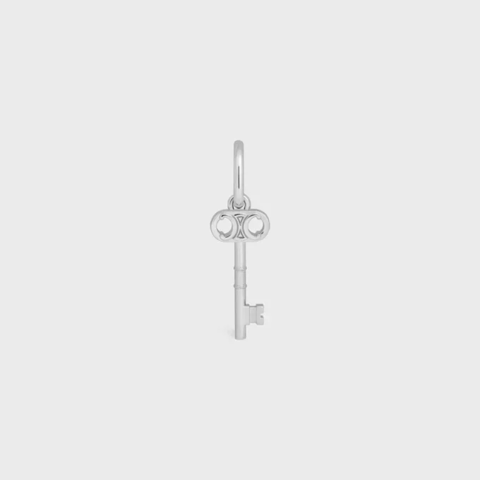 Charms Triomphe Key in Brass with Rhodium Finish Charms Triomphe Key in Brass with Rhodium Finish