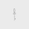 Charms Triomphe Key in Brass with Rhodium Finish Charms Triomphe Key in Brass with Rhodium Finish