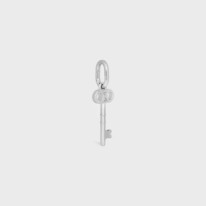 Charms Triomphe Key in Brass with Rhodium Finish Charms Triomphe Key in Brass with Rhodium Finish