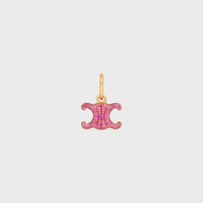 Charms Triomphe Strass and Brass with Gold Finish Charms Triomphe Strass and Brass with Gold Finish
