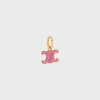 Charms Triomphe Strass and Brass with Gold Finish Charms Triomphe Strass and Brass with Gold Finish