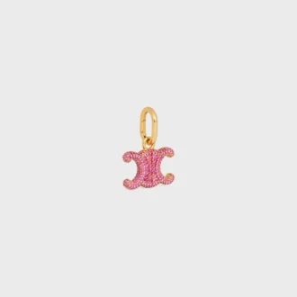 Charms Triomphe Strass and Brass with Gold Finish