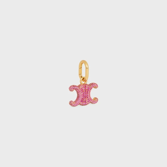 Charms Triomphe Strass and Brass with Gold Finish Charms Triomphe Strass and Brass with Gold Finish