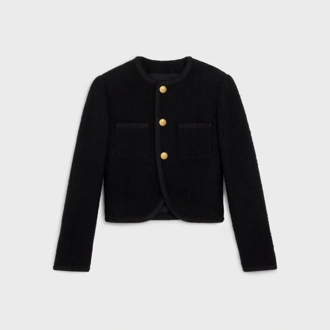 Chasseur Jacket in Boucla Tweed