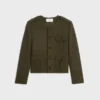 Chasseur Jacket in Cashmere Bouclette Natte Chasseur Jacket in Cashmere Bouclette Natte
