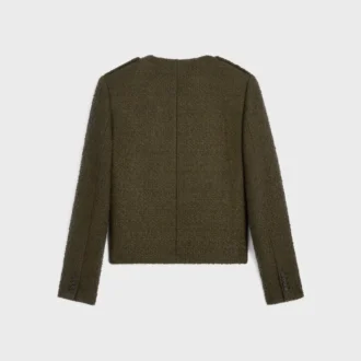 Chasseur Jacket in Cashmere Bouclette Natte