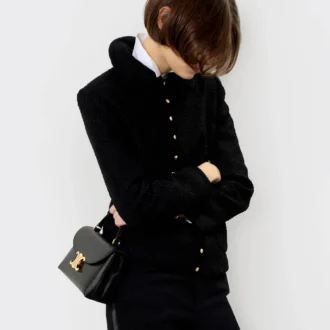 Chasseur Jacket in Cashmere Bouclette Natte