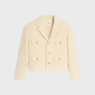 Chasseur Jacket in Mohair Wool Tweed