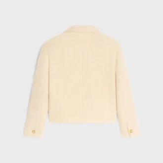 Chasseur Jacket in Mohair Wool Tweed